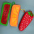 Fruits and vegetables Personality Creative student Pencil bag stationery bag zero Wallet Pen bag