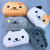 Japanese and Korean new creative large - capacity plush cartoon cat stationery learning bag stationery bag pen bag