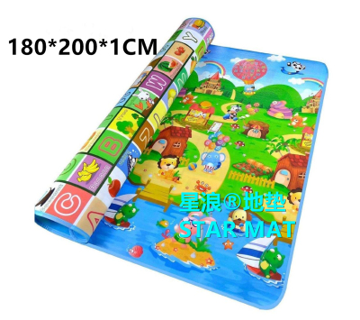 STAR MAT children's one-sided two-sided climbing mat crawling mat outdoor foam waterproof mat baby picnic mat