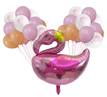 2019 New Helium Foil Flamingo with no eyes Balloon