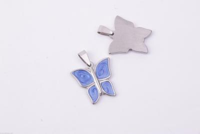 Korea's new stainless steel butterfly pendant fadeless cross-border trade spot manufacturers direct