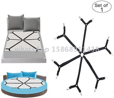  Slingifts Adjustable Elastic Fitted Sheet Straps Crisscross Bed Sheet Fasteners Suspenders,Fit Round Square Mattresses