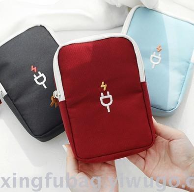 WEEKEIGHT fashion travel portable travel charger headphone cable digital bag