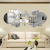 Mirror wall paste circle mirror manufacturers direct Korean fashion 3d three-dimensional decoration 15cm