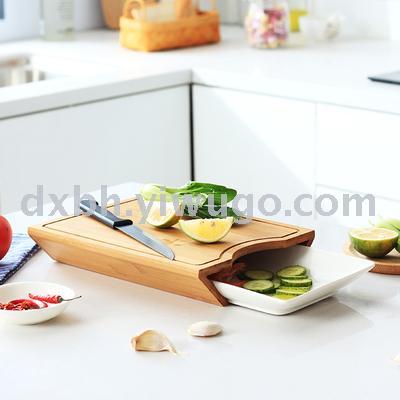 Chopping board chopping board dormitory small multi-functional household with dishes can be cut fruit chopping board