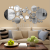 Mirror wall paste circle mirror manufacturers direct Korean fashion 3d three-dimensional decoration 15cm