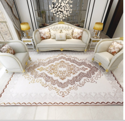 Nordic style light luxury style simple bedroom carpet living room tea table household washable carpet mat