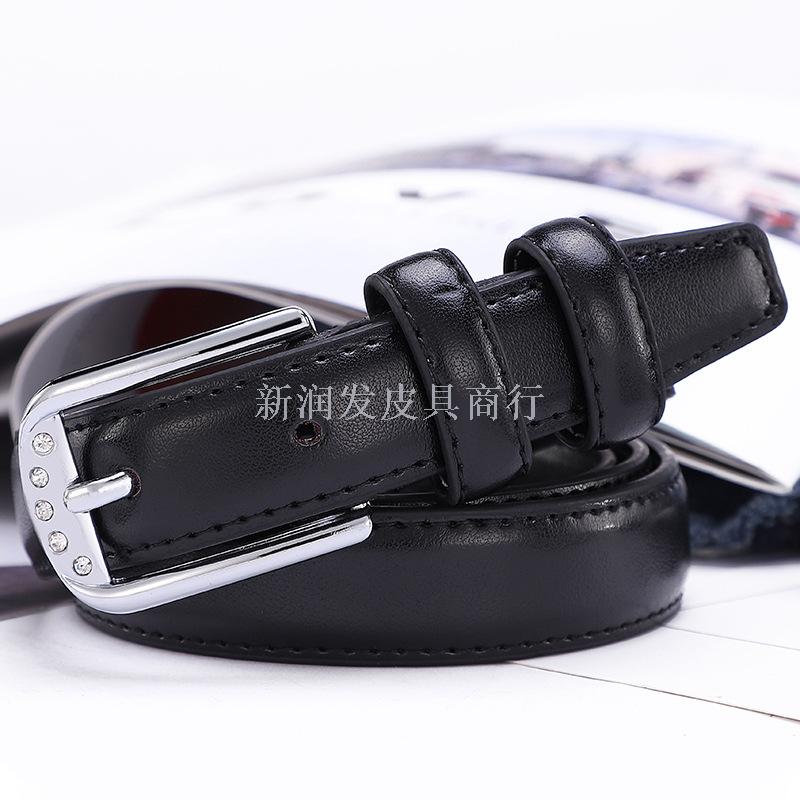 皮带女士简约百搭韩国白色时尚学生韩版裤带潮牛仔裤女式腰带批发