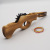 Factory Direct Sales Long Double-Tube Wooden Gun Wooden Toy Gun Children's Cap Gun Travel Craft Toys