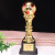 Wholesale creative plastic cup speculation metal crafts gifts football cup custom