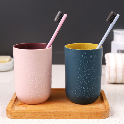 Simple toothbrush cup household toothbrushing cup creative couples toothbrush cup student bedroom dental basin for wash cup