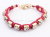 New jewelry simple bracelet Female European and American fashion Flash Diamond delicate leather Weaving