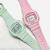 New ins hot style boxed digital sports candy color watch for students luminous watch