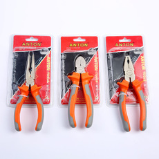 8 inch pliers 6 inch lingering nose pliers 7 inch chrome molybdenum steel pliers rubber handle ANTON hardware tools