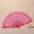 Wei-sheng craft fan sports pole orchid lace plastic fan, manufacturers direct