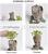 Novelty Groot Flowerpot Planter Tree Man Cute Model Toy Pen Pot Garden Flower Pot Color Box Children Kids Gifts