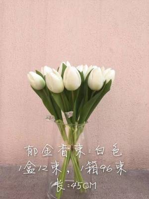 Simulation flower manufacturers direct sale of Chinese home decoration fake flowers wholesale simulation tulip bouquet