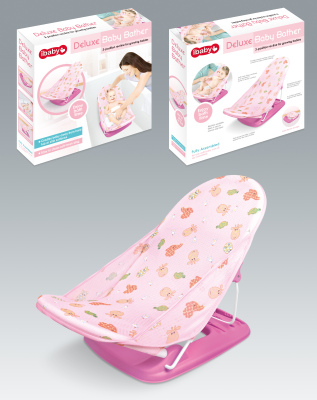 Baby folding Baby shower net bath chair portable Baby shower chair cartoon non-slip children's bath chair
