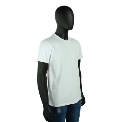 Spot discount promotion for men and women combed cotton wash 180g round neck short-sleeved t-shirts
