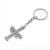 Ancient silver cross key ring pendant ring ornaments religious pilgrimage holy land gifts