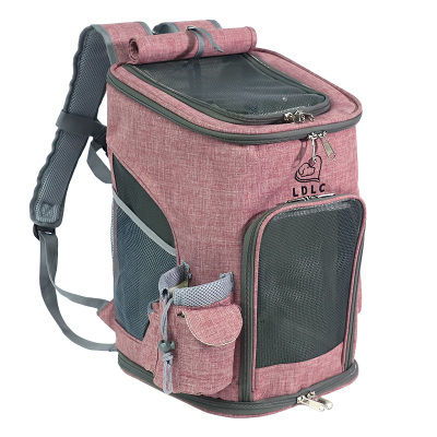 Spot upgraded cross - border pet bag, foldable, environmentally friendly and breathable pet bag for pet outing