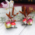 Wholesale Christmas headdress couple bobby pin Imitation antler mushroom baby hairpin