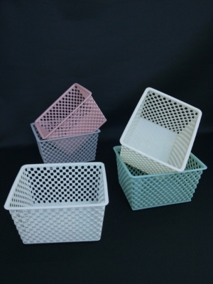 H41-675 Nordic Creative Desktop Multifunctional Storage Basket Cosmetics Storage Basket Desktop Snack Storage Box