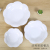 Pure White Imitation Porcelain Melamine Material Disc Shallow Plate Porcelain White with Edge Turnip Plate over Rice Plate Fruit Plate Fish Dish