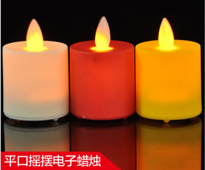 Simulation Flat Swing Led Candle Romantic Bar Club Birthday Candle Light Props Christmas Decorative Candle