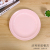 Fresh Solid Color round Melamine Plate Fruit Plate Dim Sum Plate Various Colors and Styles Factory Direct Sales