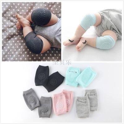 Spring and summer new step crash-proof baby kneecaps thick air conditioning room to keep warm children kneecaps baby socks