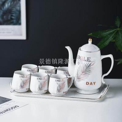 Firing water ware firing pot cup Saudi coffee cup promotions gift gift jingdezhen gift set Japanese fragrant tea