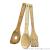 Natural bamboo square shovel bamboo spoon set tableware kitchen supplies