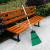 Garden broom pole retractable broom outdoor broom