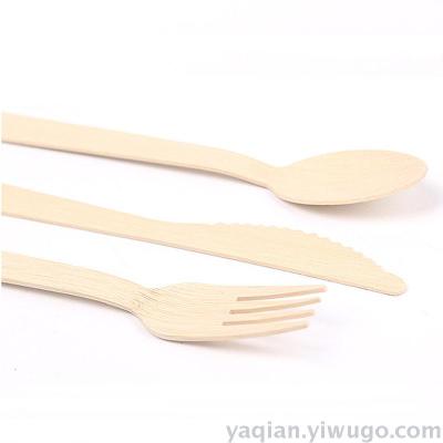 Bamboo knife fork spoon tableware kitchen supplies bamboo knife fork fork set