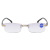 2020 New Frameless Diamond Rimmed Reading Glasses Blue Light Blue Tape One Men Women Presbyopic Glasses Wholesale