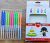 Colorful birthday candles, colorful boxes, baking party, 12 long screw base birthday candles