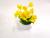 The new series of artificial flowers are matched with sakura plastic flowers for office decoration