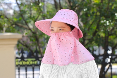 Tea Picking Hat Sun Protection Hat Factory Direct Sales Spot Supply Colors Can Be Mixed Batch