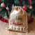 Christmas Coarse Linen Bag Hessian Cloth Drawstring Bag Drawstring Bag Cereals Green Soybean Coffee Bean Sack