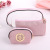 Popular Korean Transparent PVC Three-Piece Cosmetic Bag Clutch Purse Zipper Wash Collection Travel Storage Bag Gift