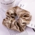 Europe and the United States cross-border hot flash satin solid color large hair ring large intestine disc hair bun head cloth ring