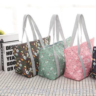 Waterproof foldable portable bento bag Japan thickened lunch box bag large insulated bag lunch with rice bag small bag