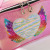 New Ins Sweet Girl Laser Square Storage Bag Angel Wings Women's Cosmetic Bag Clutch Wholesale