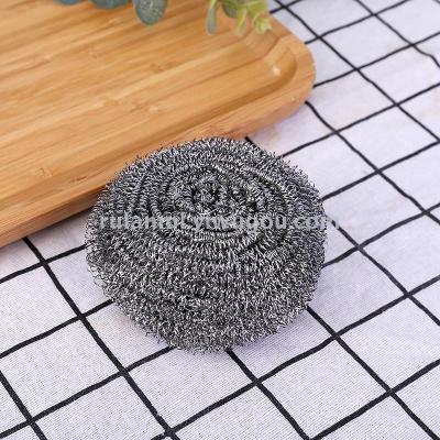 Factory direct kitchen cleaning stainless steel steel wire ball single independent packaging no rust cleaning ball