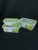 X12-8203A Rectangular Three-Piece Crisper Plastic Microwave Refrigerator Food Sealed Box Bento Lunch Box