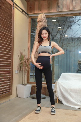Pregnant woman spring and autumn style wear base fashion nine minutes autumn and winter tide mother spring and summer