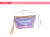 Cute Girl Laser Cosmetic Bag Creative Embroidered Fashion Large Capacity Storage Bag Travel Storage Bag Wash Bag