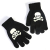 Halloween pattern knit gloves skull style touch screen gloves