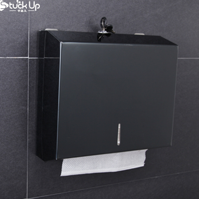 Stainless steel color wipe paper towel box square type with the lock hand paper box engineering paper box manufacturers direct shot